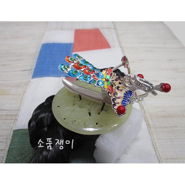 첩지머리A-6 > 가채,쪽머리,첩지머리,머리종류 | 소품쟁이 자수표구