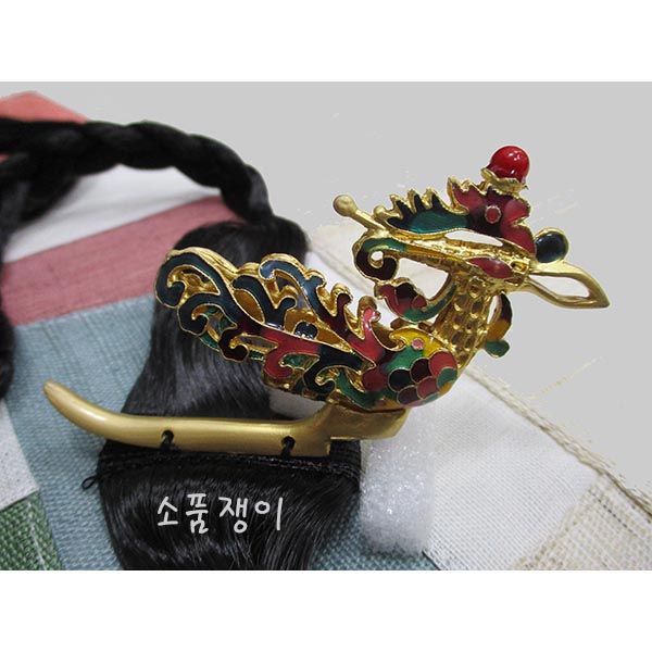 첩지머리A-14 > 가채,쪽머리,첩지머리,머리종류 | 소품쟁이 자수표구