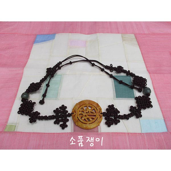 술띠3-인조옥 색상이나 술띠 색상은 그때그때 조금씩 다를 수 있습니다~~ > 각대,관대,각띠,허리띠 | 소품쟁이 자수표구